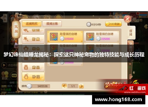 梦幻诛仙瞌睡龙揭秘:探索这只神秘宠物的独特技能与成长历程 梦幻诛仙瞌睡龙揭秘:探索这只神秘宠物的独特技能与成长历程